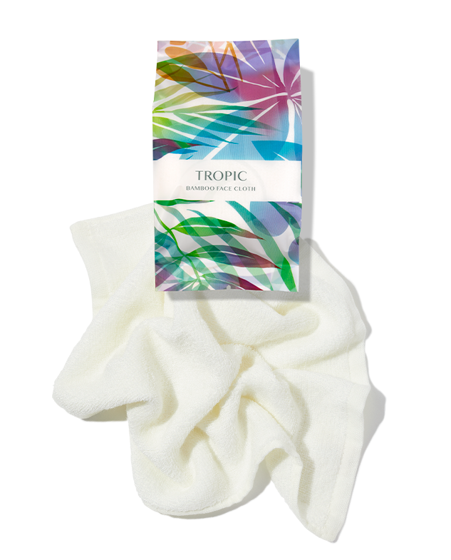 naturally antibacterial face cloth to gently wash the face